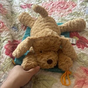 Plush Tan Puppy Stuffed Animal
